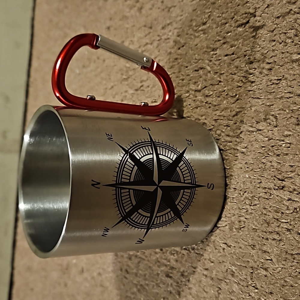 Bay island tin mug cup